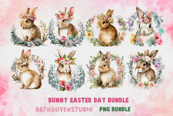 Download Bunny Bundle Easter Day, PNG Bundle - Bundle Collection
