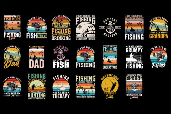 Download Best Fishing Tshirt Bundle - Bundle Collection