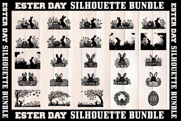 Download Easter Day Silhouette Bundle - Bundle Collection