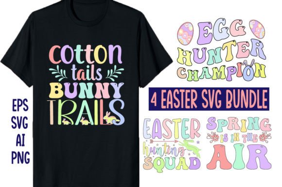Download Retro Happy Easter SVG Design Bundle - Bundle Collection