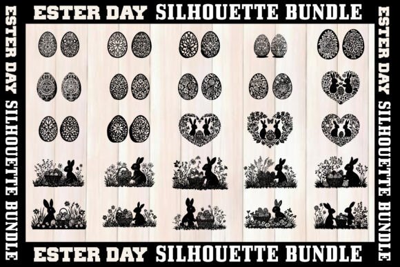 Download Easter Day Silhouette Bundle - Bundle Collection
