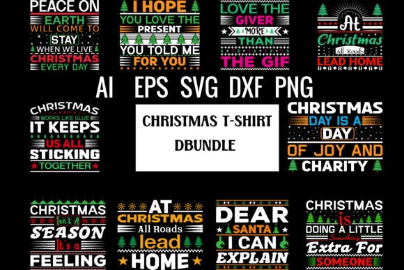Download Christmas T-shirt Bundle Design - Bundle Collection