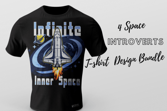 Download 4 Introvert's Inner Space TShirt Bundle - Bundle Collection