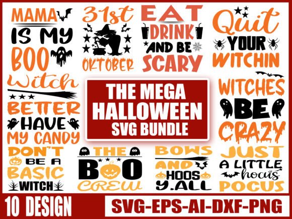 Download Halloween SVG Design Bundle [FREE] - Bundle Collection