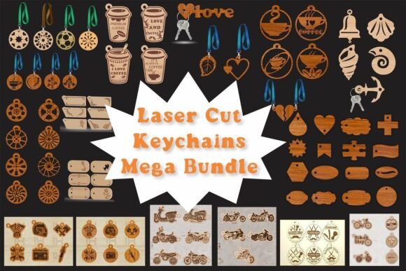 Download Laser Cut Keychains Mega Bundle - Bundle Collection