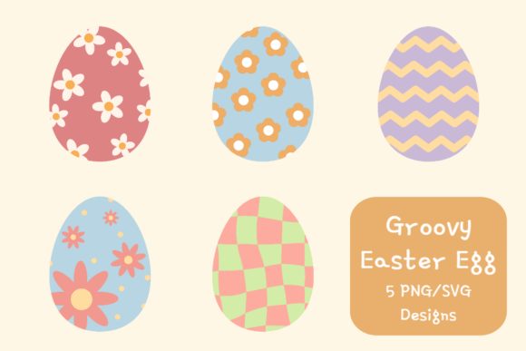 Download Pastel Patterned Easter Egg Bundle - Bundle Collection