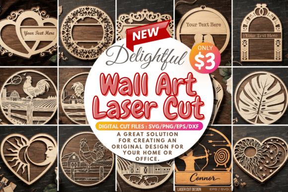 Download Laser Cut Wall Art Mega SVG Bundle - Bundle Collection
