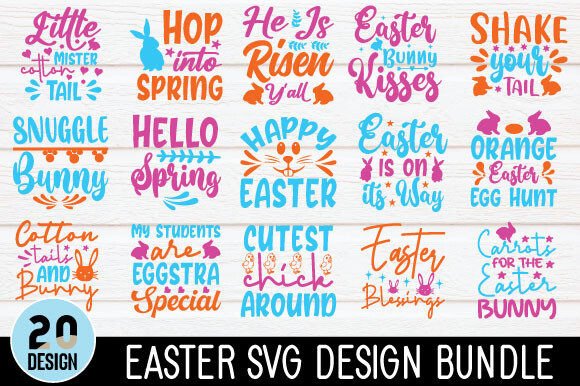 Download Easter SVG Design Bundle - Bundle Collection