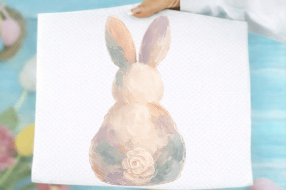 Download Pastel Floral Easter Bunny Png - Pastel floral easter Collection