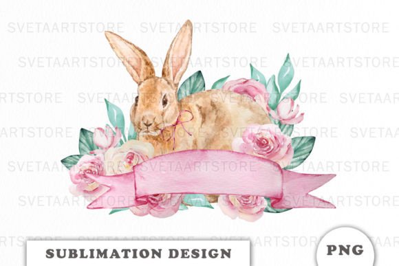 Download Easter Bunny Sublimation Design Png - Premium Resources