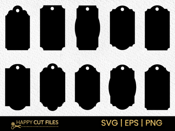 Download Vintage Gift Tags Svg Bundle Cutfiles - Bundle Collection