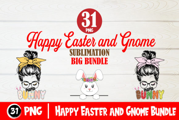 Download Happy Easter Gnome Sublimation Bundle - Bundle Collection