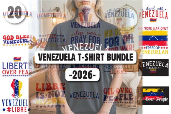 Download Venezuela T-shirt Bundle 2026 SVG POD - Bundle Collection