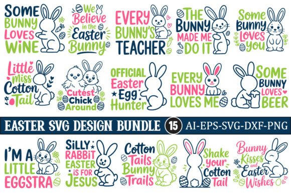 Download Easter SVG Design Bundle - Bundle Collection