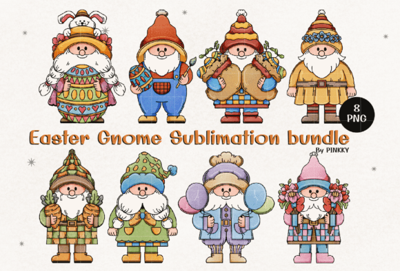 Download Easter Gnome Sublimation Bundle - Bundle Collection