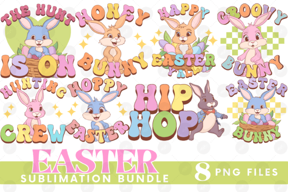 Download Easter Png Bundle Bunny Hip Hop the Hunt - Bundle Collection