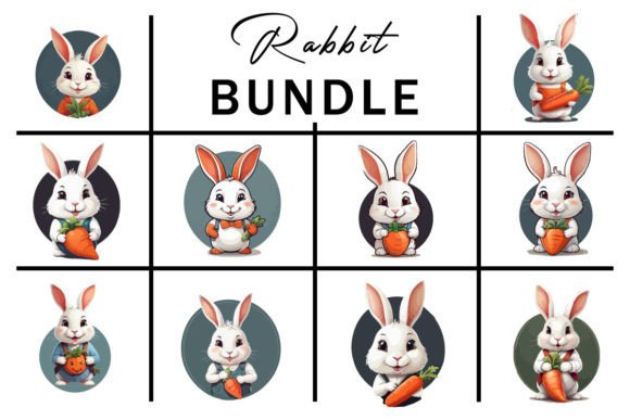Download Rabbit, Bunny, Easter Day T Shirt Bundle - Bundle Collection