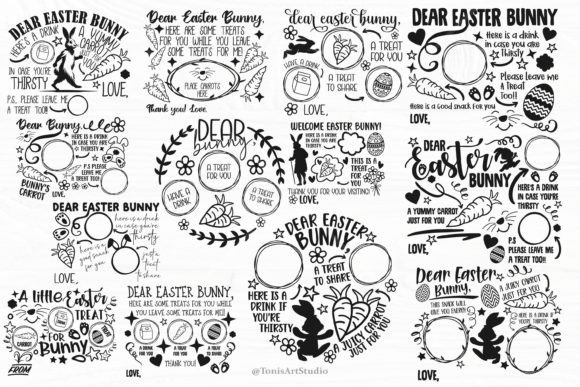 Download Easter Bunny Tray SVG Bundle, Easter SVG - Bundle Collection