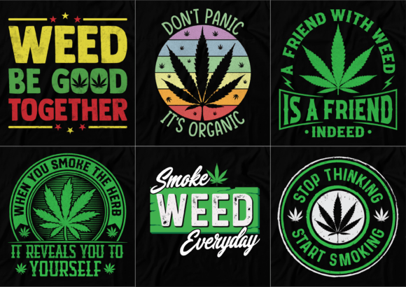 Download Cannabis T-shirt Bundle,stoner T-shirt - Bundle Collection