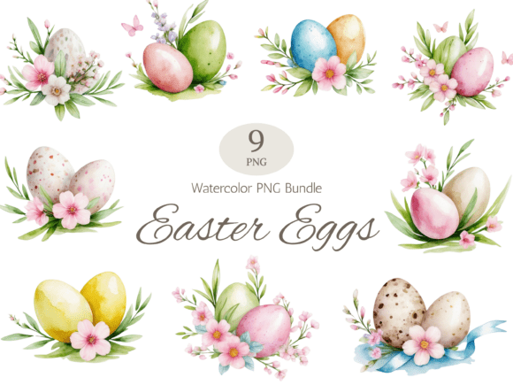 Download Easter Egg Clipart Bundle PNGs - Bundle Collection