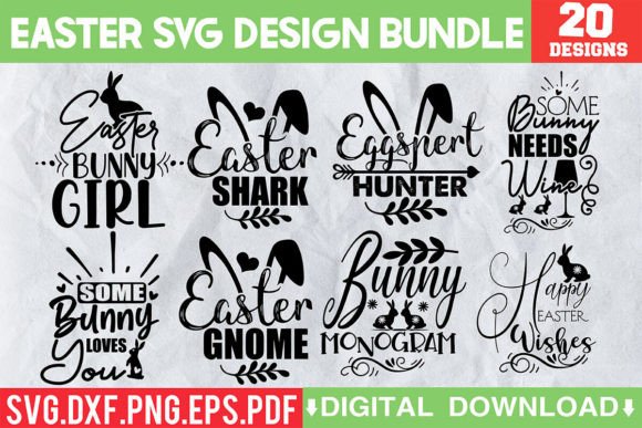 Download Easter SVG Design Bundle - Bundle Collection