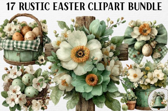 Download Rustic Easter Clipart Bundle - Bundle Collection