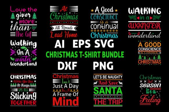 Download The Best Christmas T-shirt Bundle Design - Bundle Collection