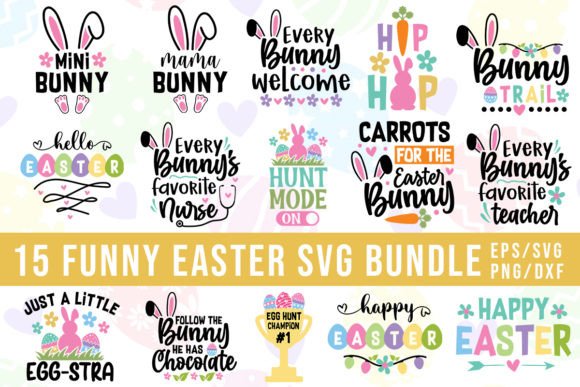 Download Funny Easter Quotes SVG Bundle - Bundle Collection