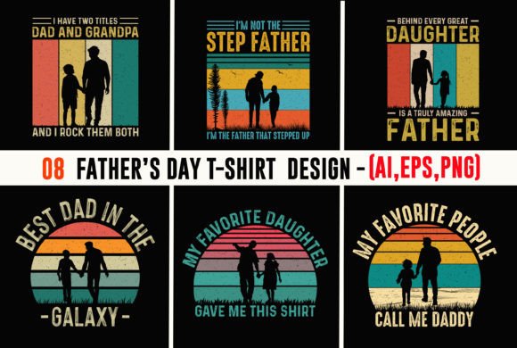 Download Trendy Fathers Day TShirt Bundle - Bundle Collection
