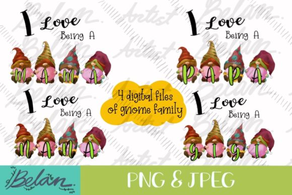 Download Gnome Family Bundle Png Sublimation Desi - Bundle Collection