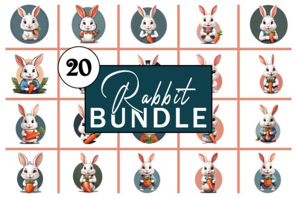 Download Rabbit, Bunny T Shirt BUNDLE, Easter Day - Bundle Collection