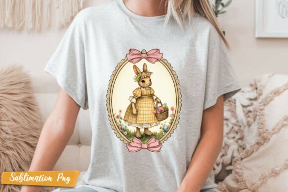 Download Vintage Easter Bunny Clipart Png Bundle - Bundle Collection