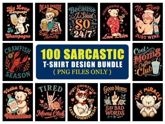 Download Funny Sarcasm &amp; Sarcastic T-Shirt Bundle - Bundle Collection